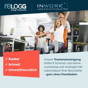 Relogg  Bürostuhlreinigung Inwork